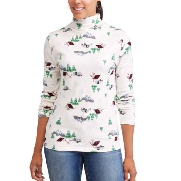 Time Tru Holiday Christmas Turtleneck 